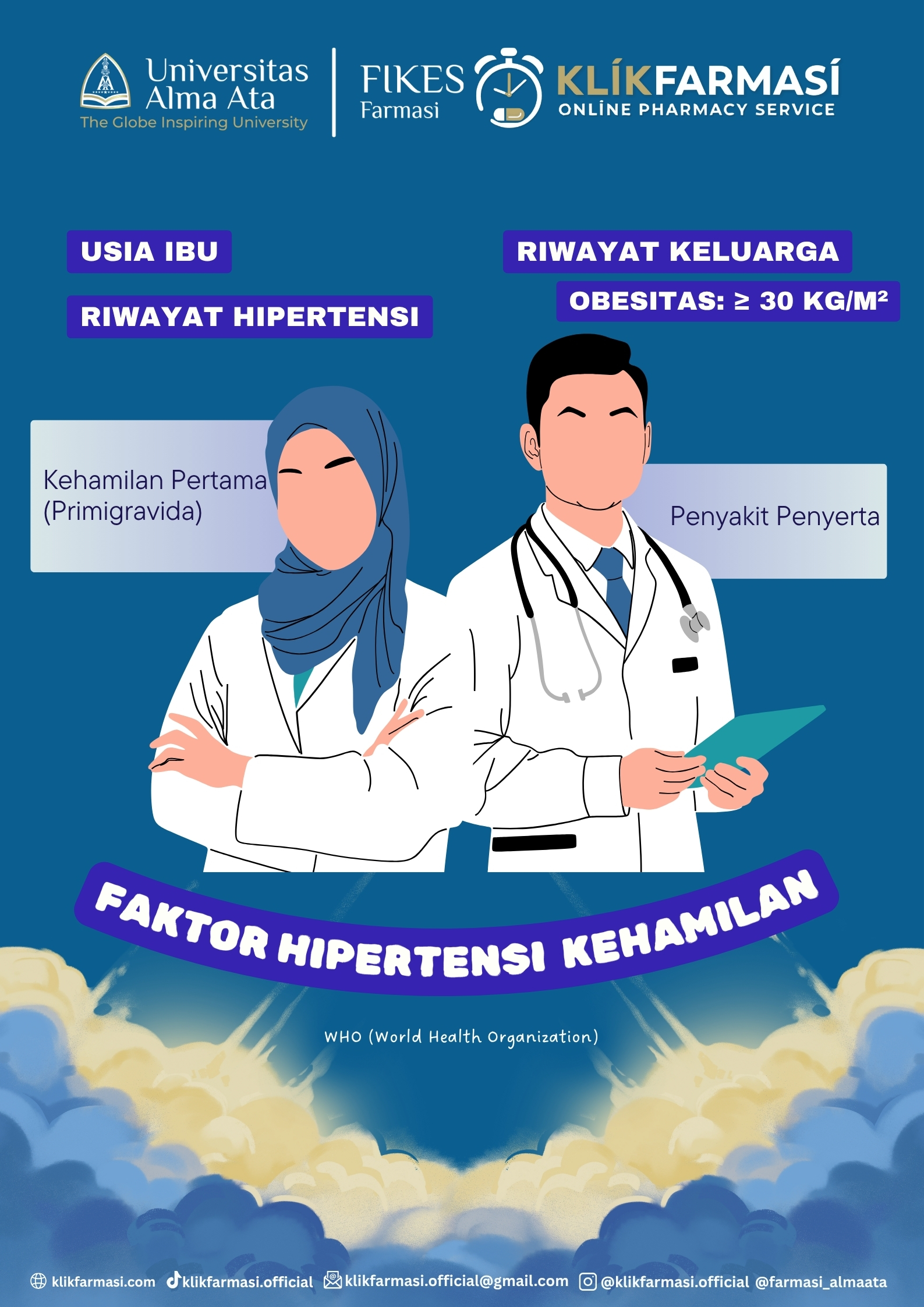 Faktor Risiko Hipertensi Pada Kehamilan - Materi edukasi hipertensi untuk download